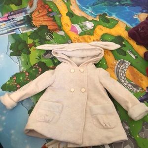 Baby bunny jacket , so soft inside